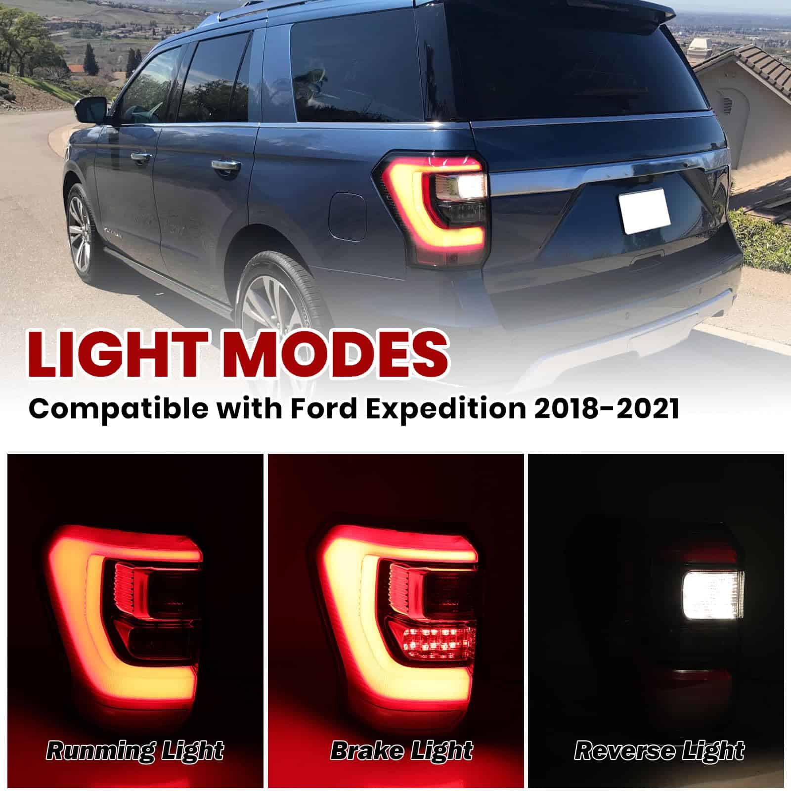 Faro Trasero LED y Halógeno Compatible con Ford Expedition - Imagen 4