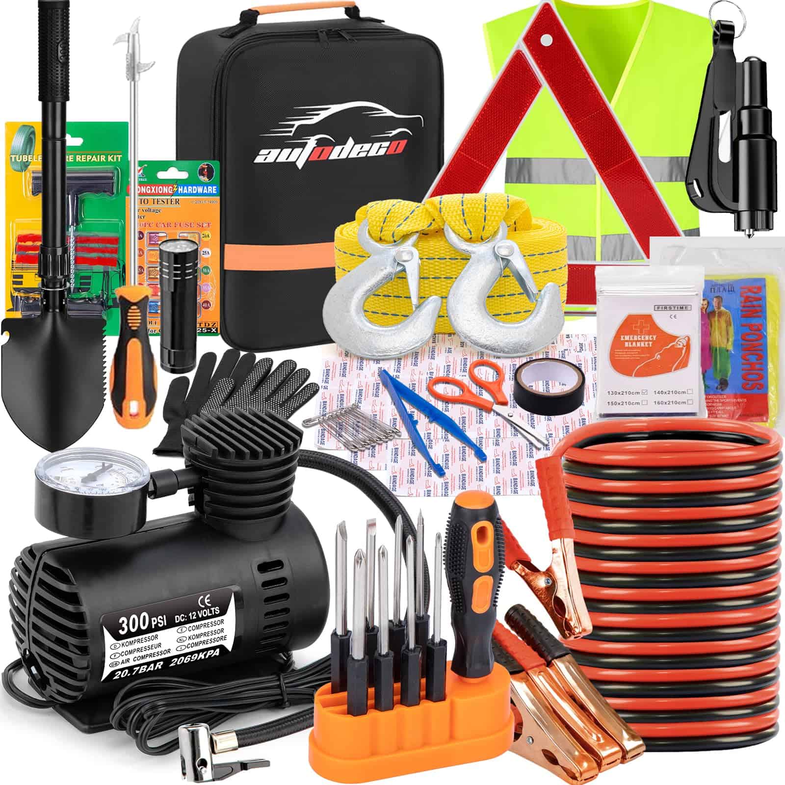 Kit de Emergencia de Asistencia en Carretera para Automóvil