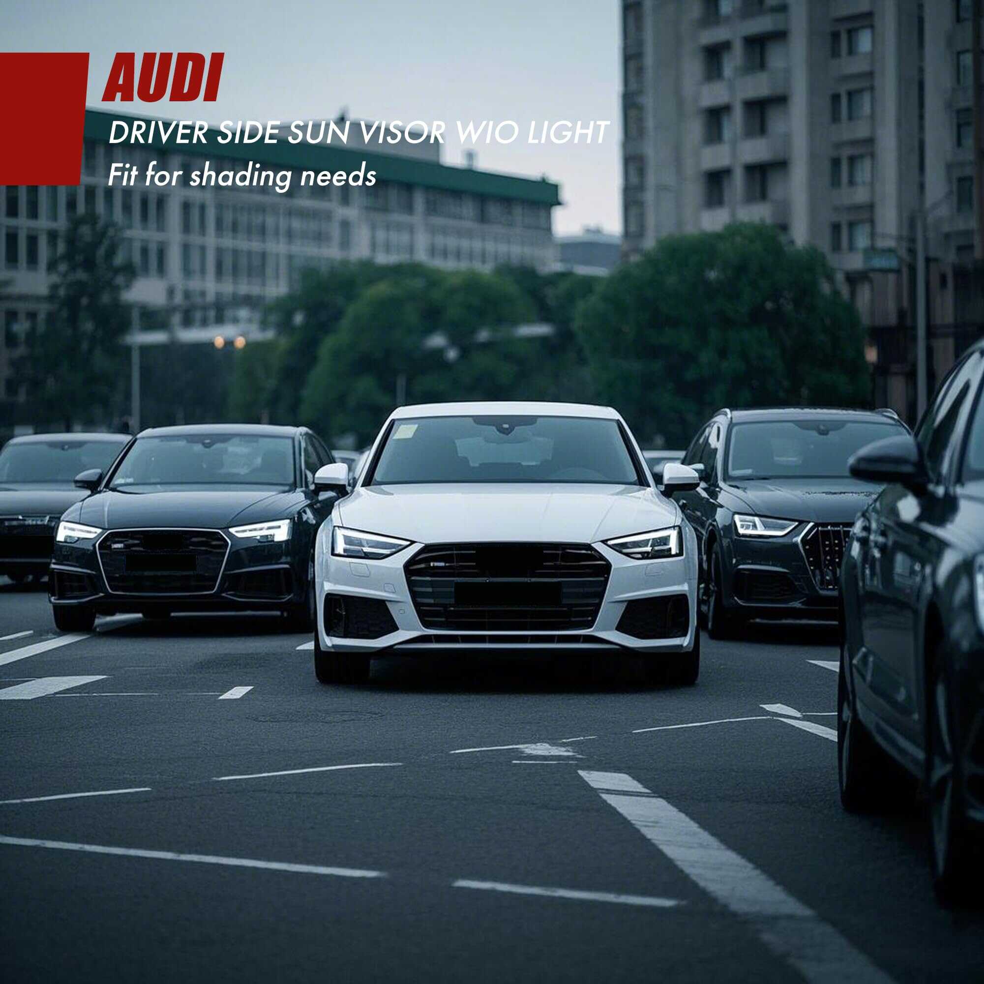 Ensamblaje de Visera Solar para Coche Compatible para Audi - Imagen 8