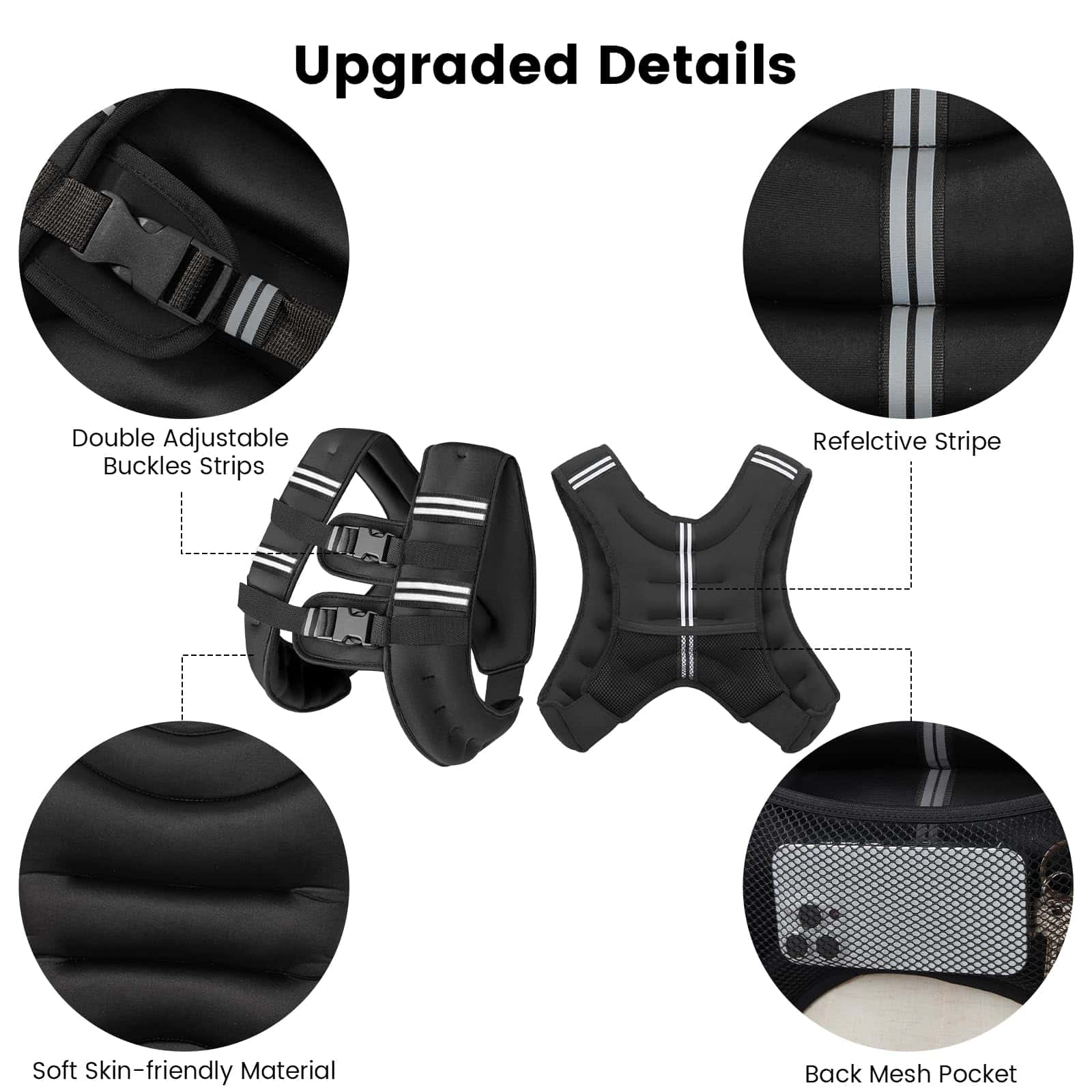 Chaleco con Peso para Mujeres y Hombres, Chaleco con Pesas - Imagen 8