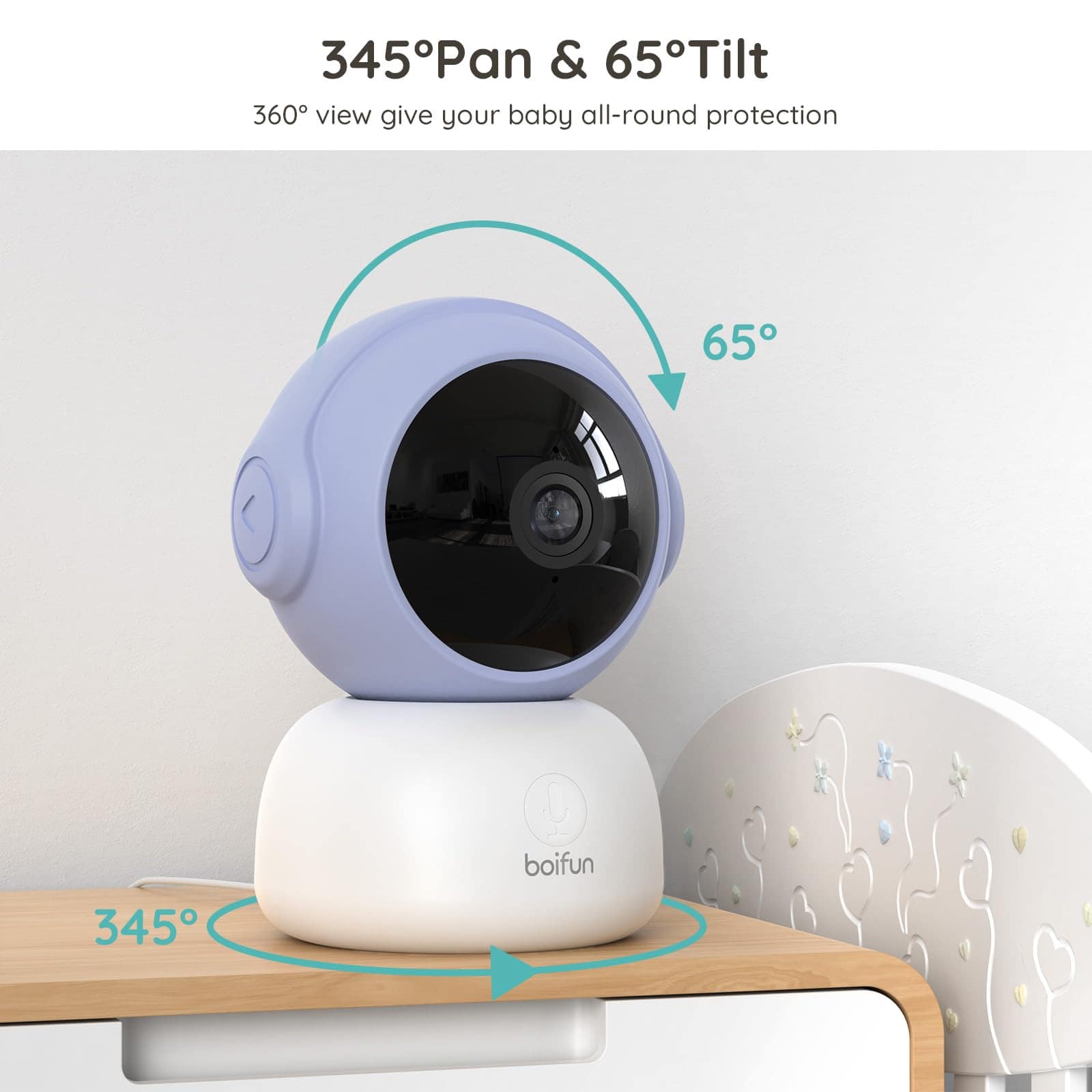 Monitor de Bebé de Video BOIFUN 2K con Cámara y WiFi, - Imagen 6