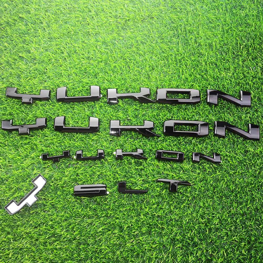 Emblema de Superposición 3D Letras Puerta Insignia Maletero