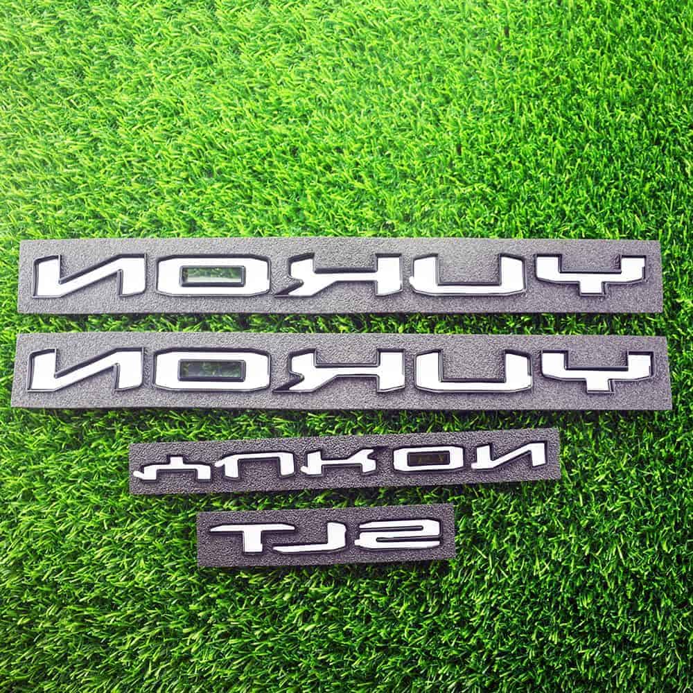 Emblema de Superposición 3D Letras Puerta Insignia Maletero - Imagen 8