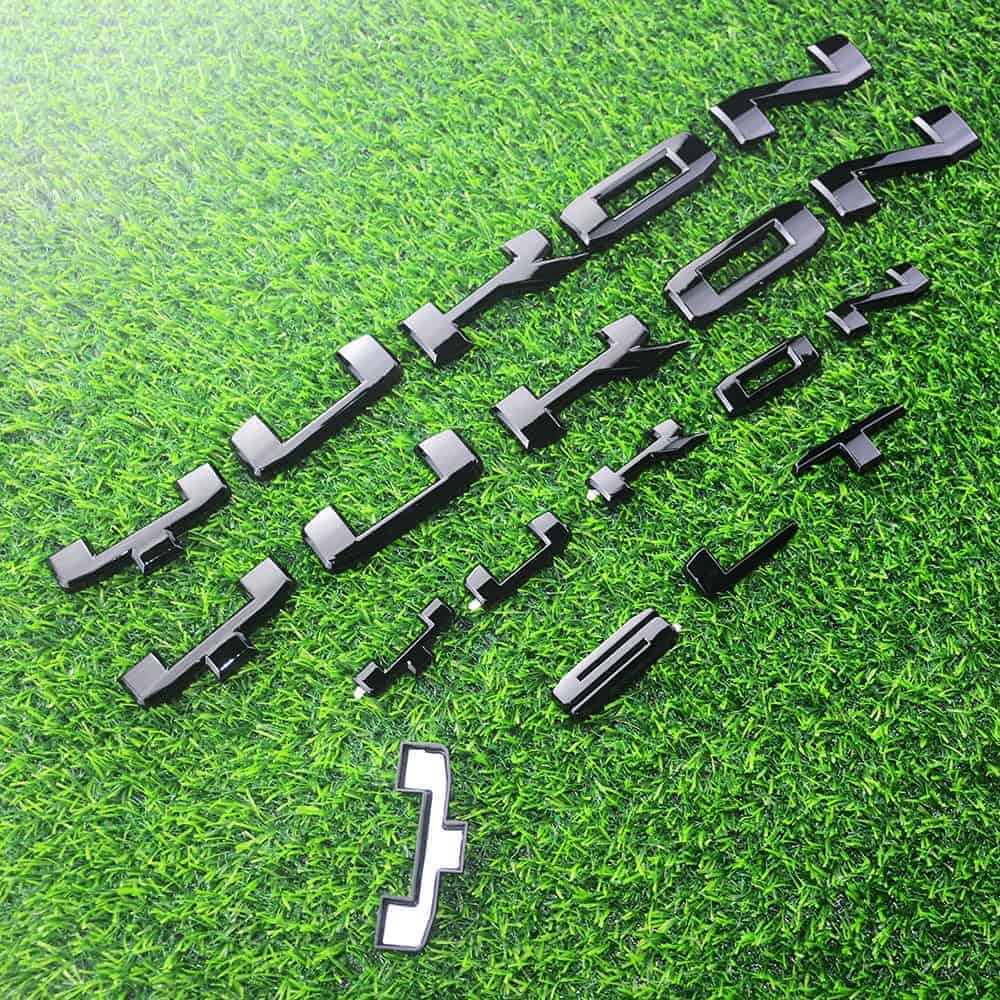 Emblema de Superposición 3D Letras Puerta Insignia Maletero - Imagen 5