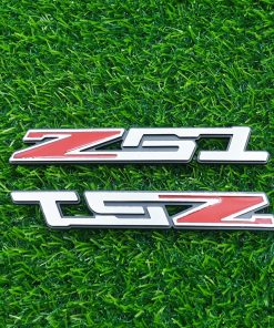 Emblema de Placa de Nombre 3D de Puerta Derecha -Cromo Rojo