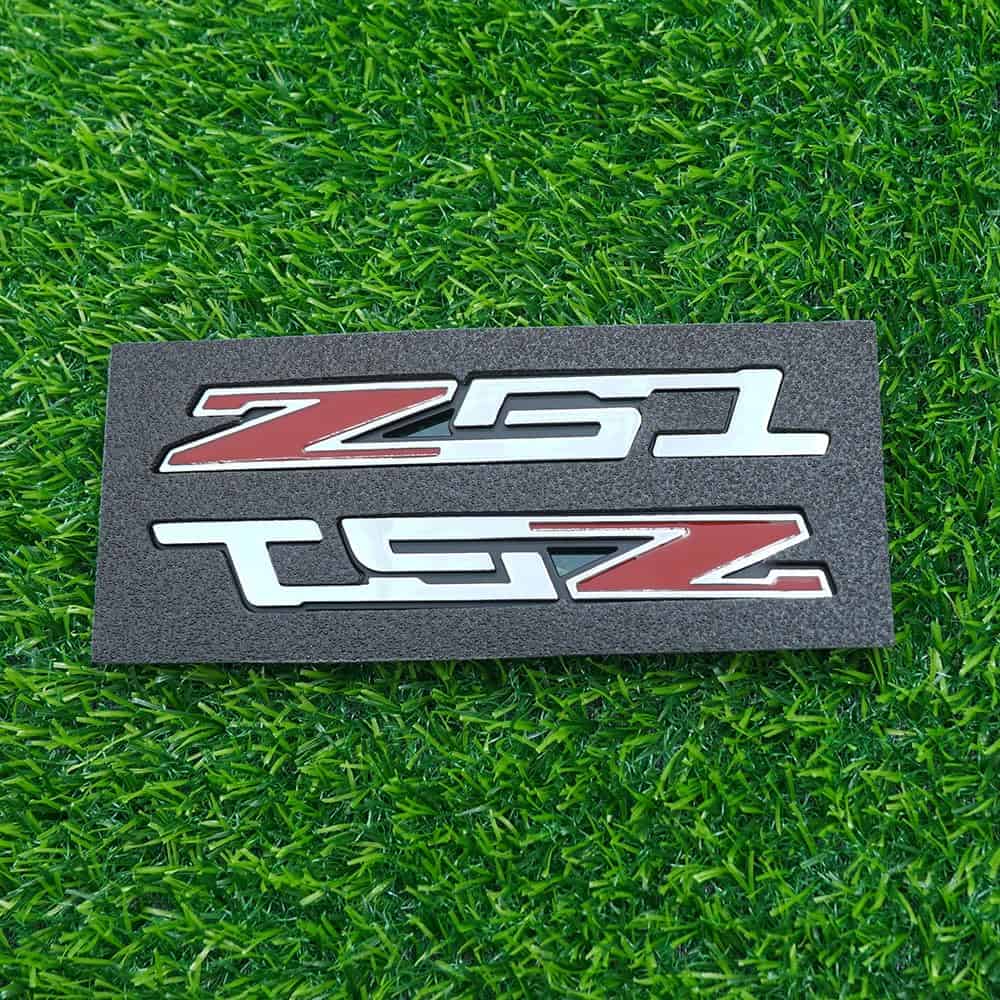 Emblema de Placa de Nombre 3D de Puerta Derecha -Cromo Rojo - Imagen 7