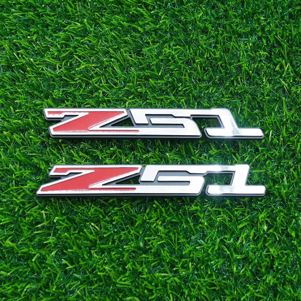 Emblema de Placa de Nombre 3D de Puerta Derecha -Cromo Rojo - Imagen 6