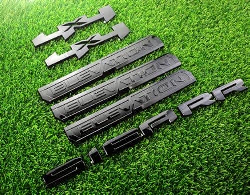 Emblema de capa 3D de letras puerta lateral Trasera Placa - Imagen 4