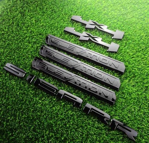 Emblema de capa 3D de letras puerta lateral Trasera Placa - Imagen 5