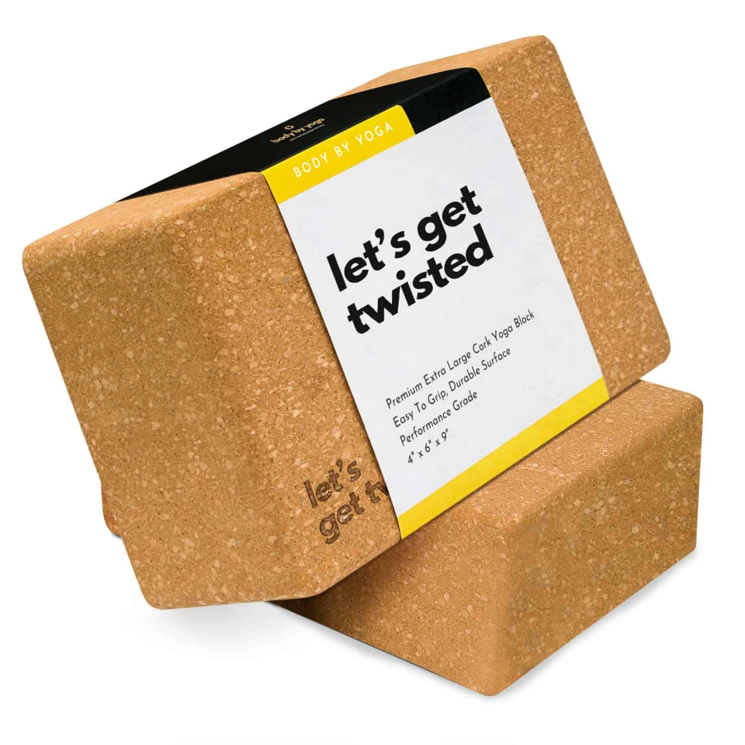 Conjunto de 2 Bloques de Yoga de Corcho Premium - Bloques