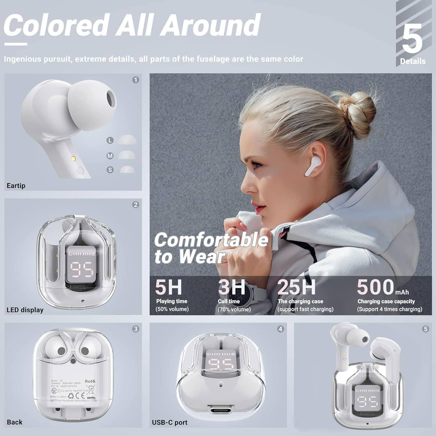 Auriculares inalámbricos UItrapods Pro, Auriculares - Imagen 6