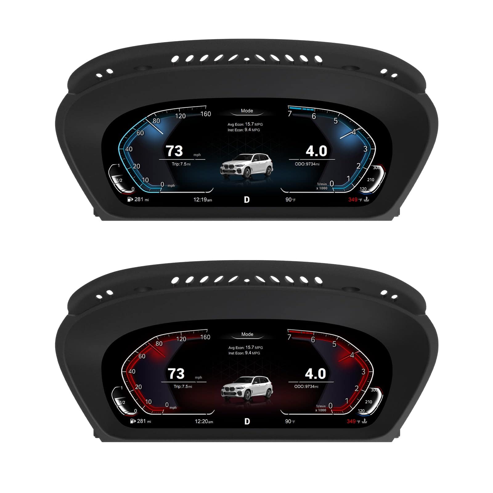 Tablero de instrumentos digital de 12.3 pulgadas