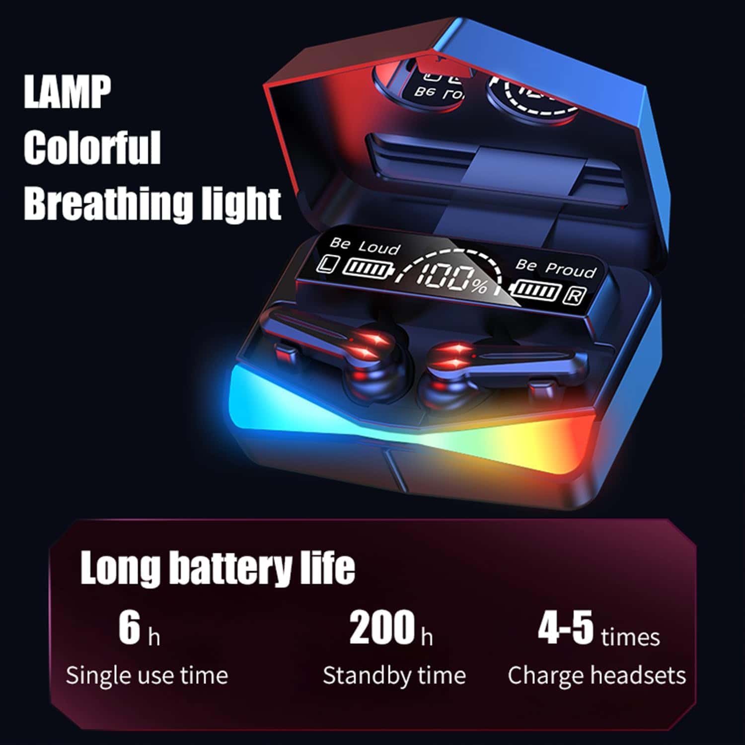 UItrapods Pro Wireless Earbuds,Wireless Headset, -White - Imagen 4