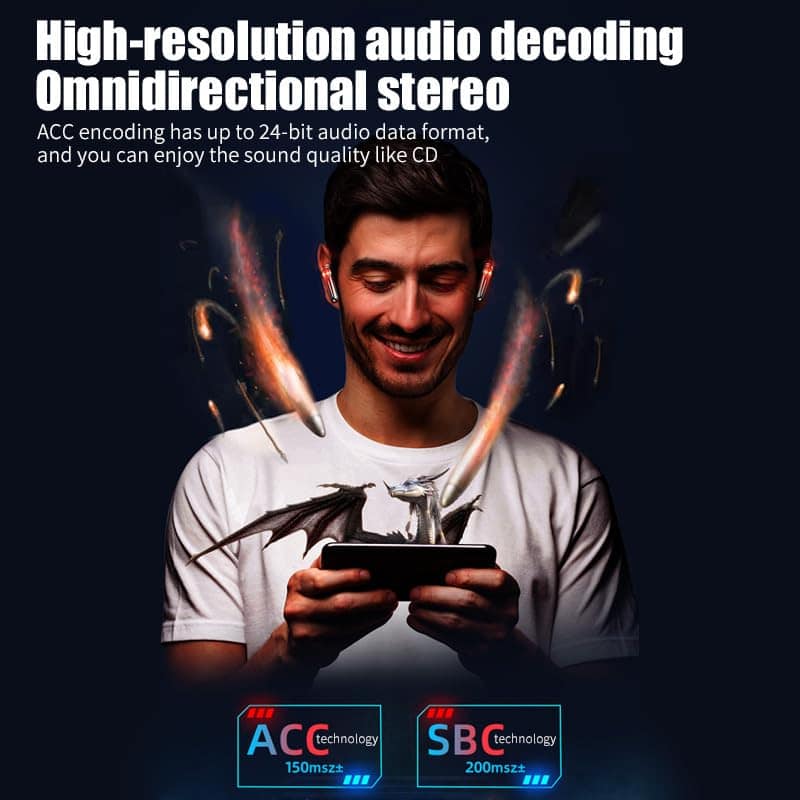 UItrapods Pro Wireless Earbuds,Wireless Headset, -White - Imagen 7