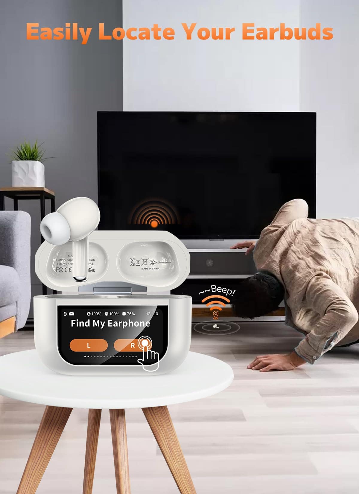 Szwdo Wireless Earbuds, Bluetooth Ear Buds 5.4 Headphones - Imagen 5