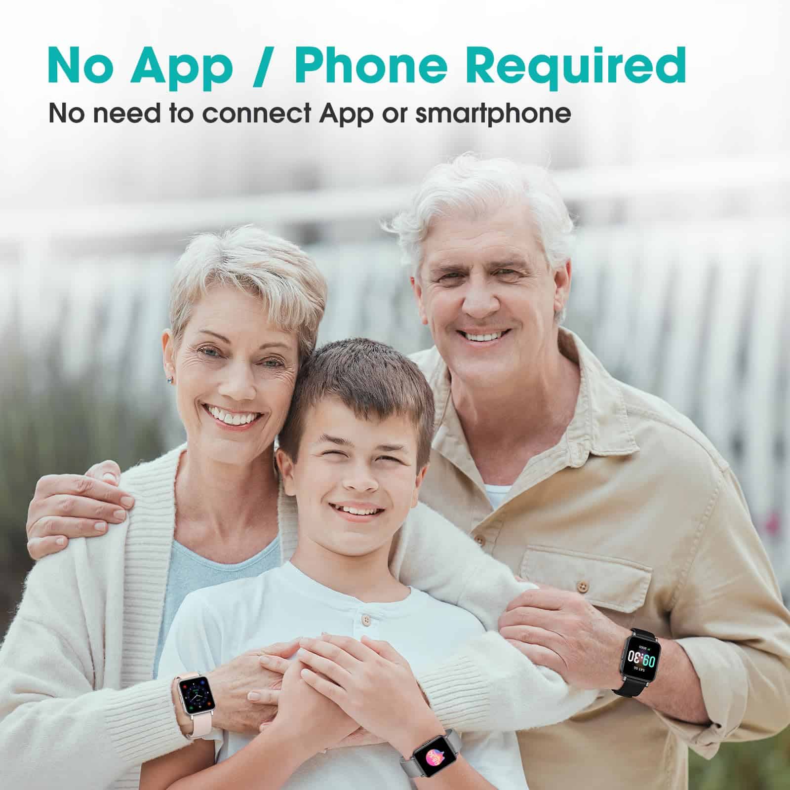 Reloj podómetro; apto para seniors, no requiere - Imagen 3