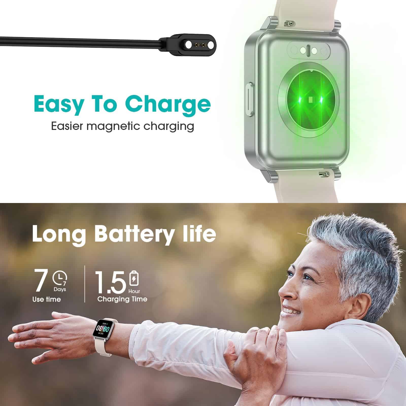 Reloj podómetro; apto para seniors, no requiere - Imagen 8