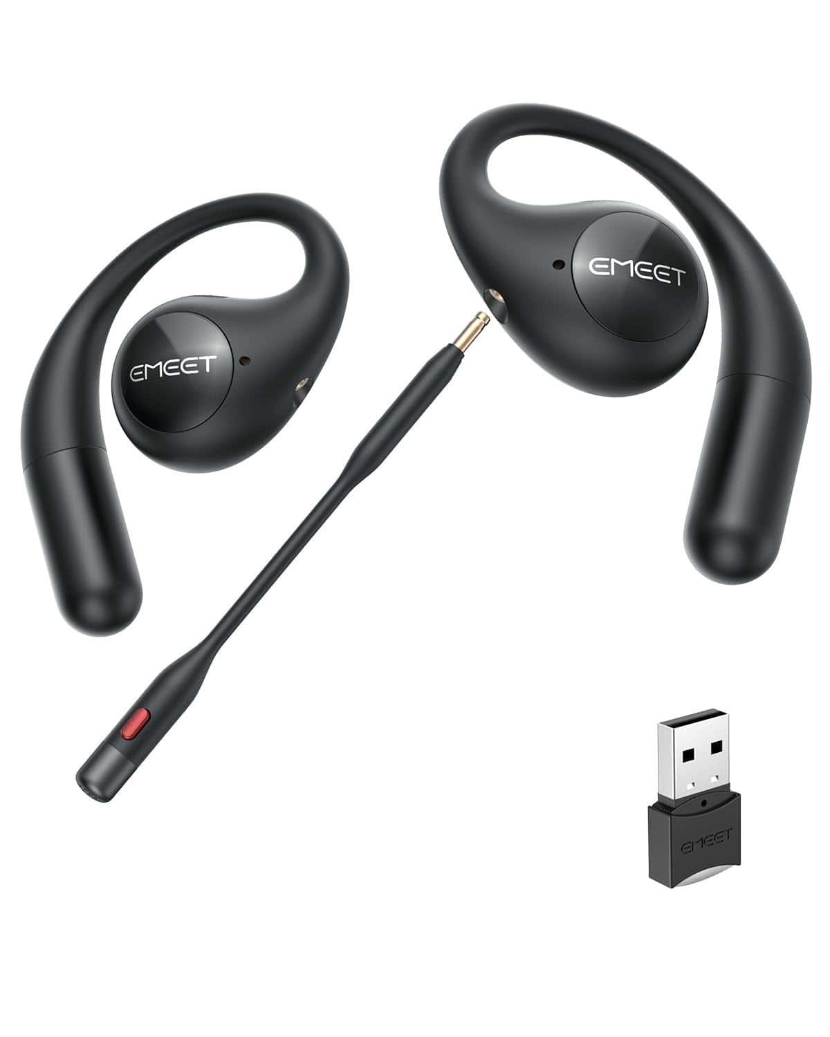 Audífonos de conducción ósea EMEET Airflow -Negro