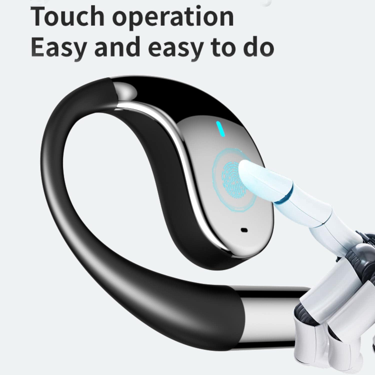 YLYHHFY Audífonos Inalámbricos de Gancho para la Oreja, - Imagen 7