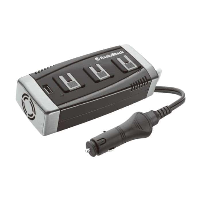 Inversor de Potencia RadioShack 150W, Adaptador de 3