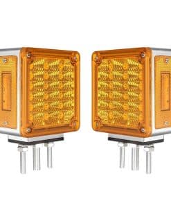 Luces LED Cuadradas de Pedestal para Camión - 2PCS 39-LED