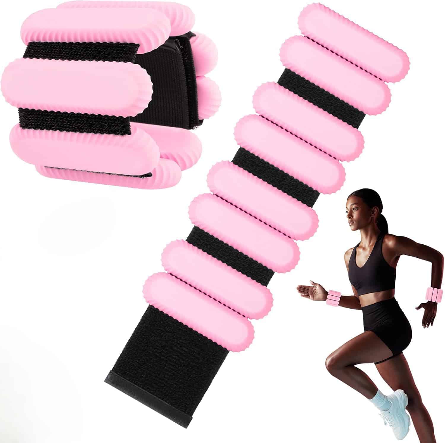 Pesas de Muñeca y Tobillo para Mujeres Pilates, Juego de