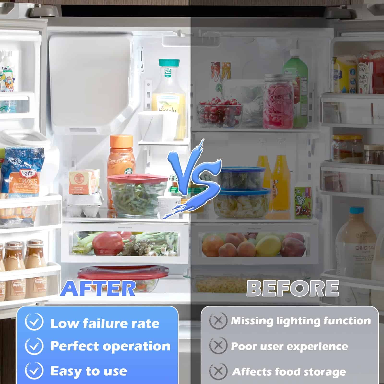 Módulo de luz LED para refrigerador W11527432 Compatible - Imagen 8