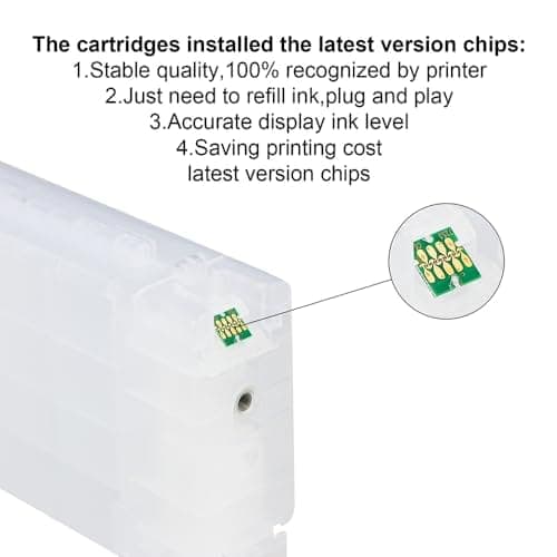 6pcs Chips de Tinta para Impresora DTG Epson F2000 F2100 - - Imagen 4