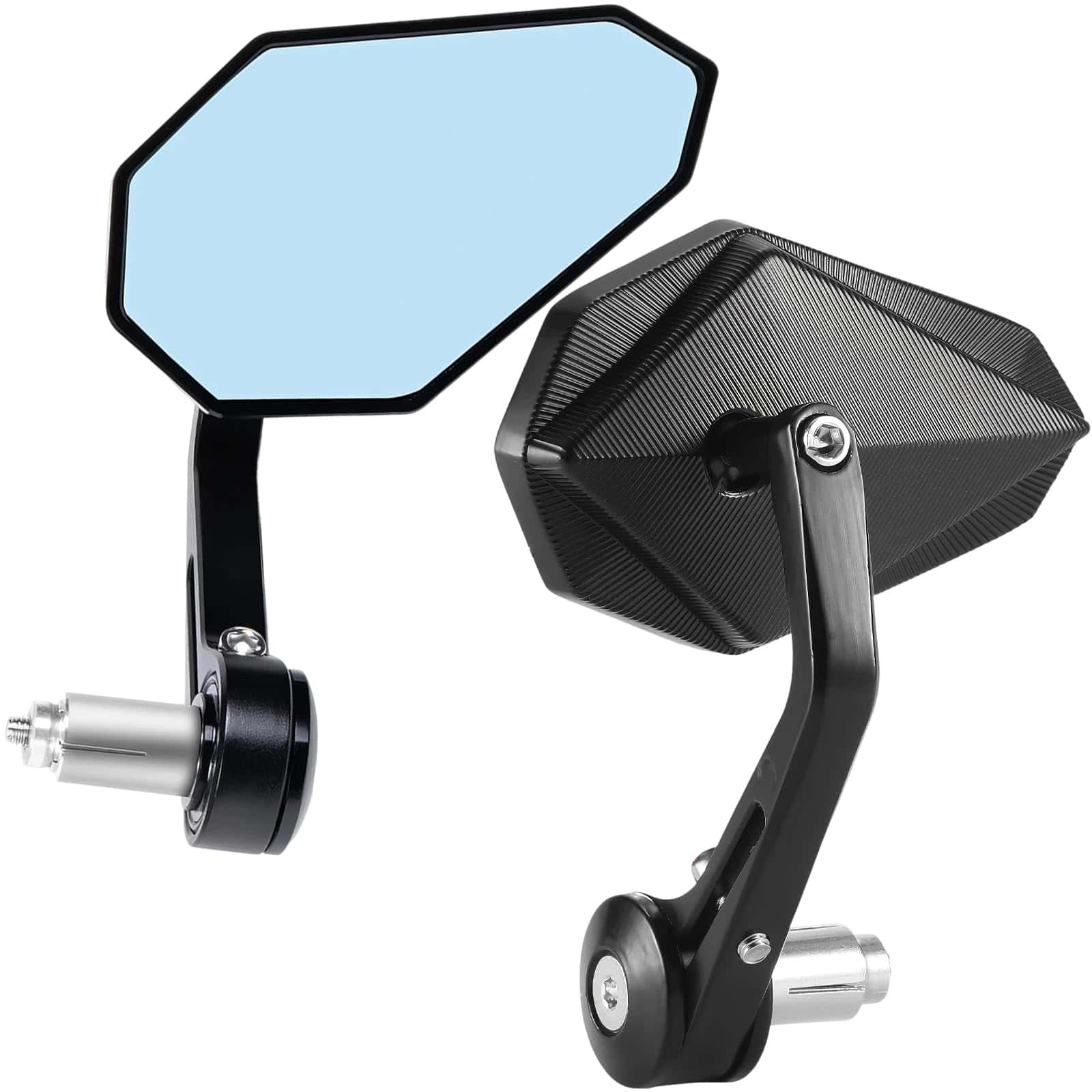 Espejos de Manillar para Motocicleta DgNeLai de Aluminio