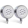 ASNOO 2PCS 74 LED Round Double Face Halo -(Lente Transparent