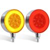 ASNOO 2PCS 74 LED Luz de Camión Redonda de Doble Cara con