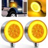 ASNOO 2PCS 74 LED Round Double Face Halo -Luces Delanteras y