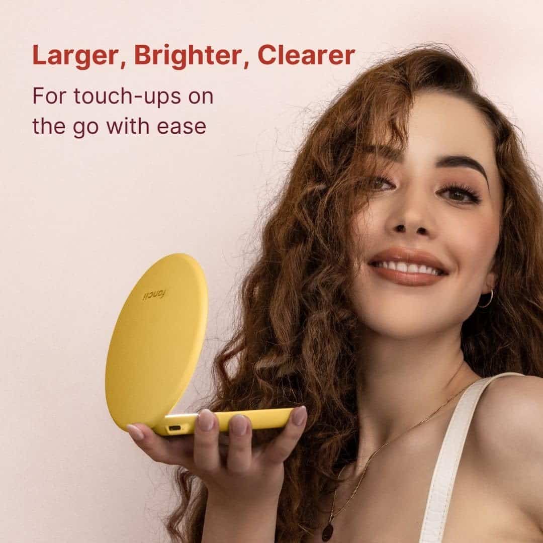 Espejo de Maquillaje para Viaje Fancii Taylor con Luz LED, - Imagen 3