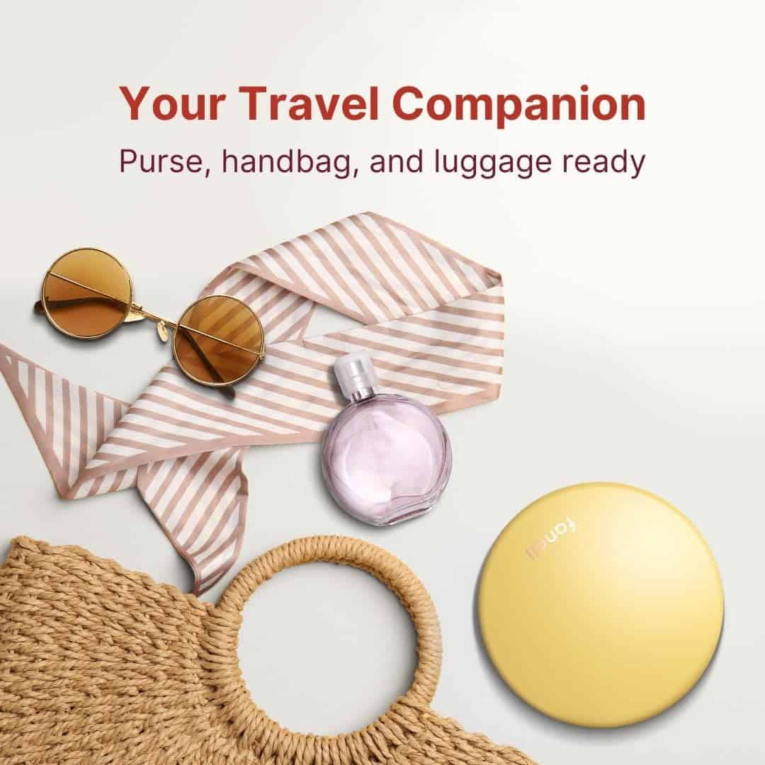 Espejo de Maquillaje para Viaje Fancii Taylor con Luz LED, - Imagen 7