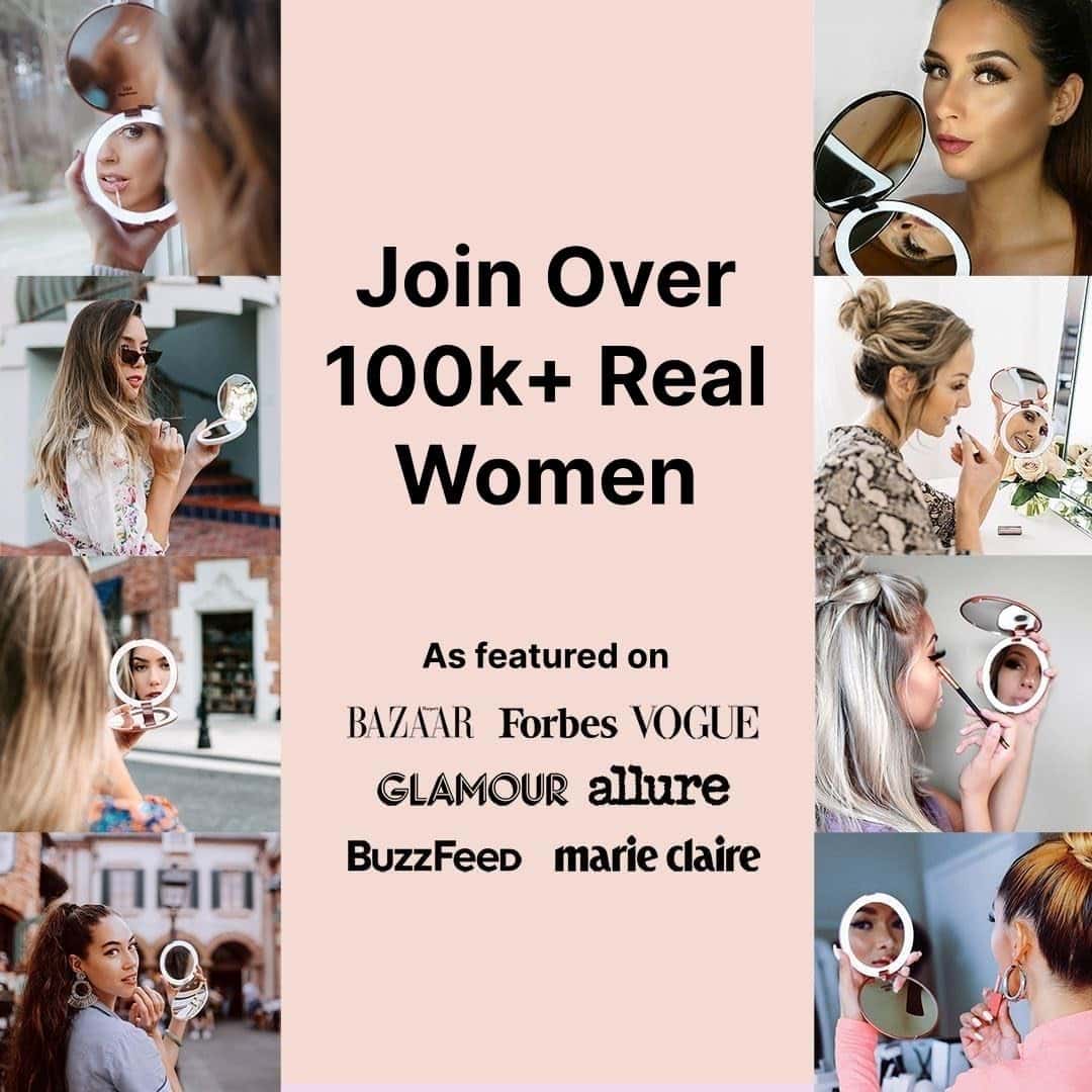 Espejo de Maquillaje Compacto Recargable Fancii Taylor con - Imagen 8