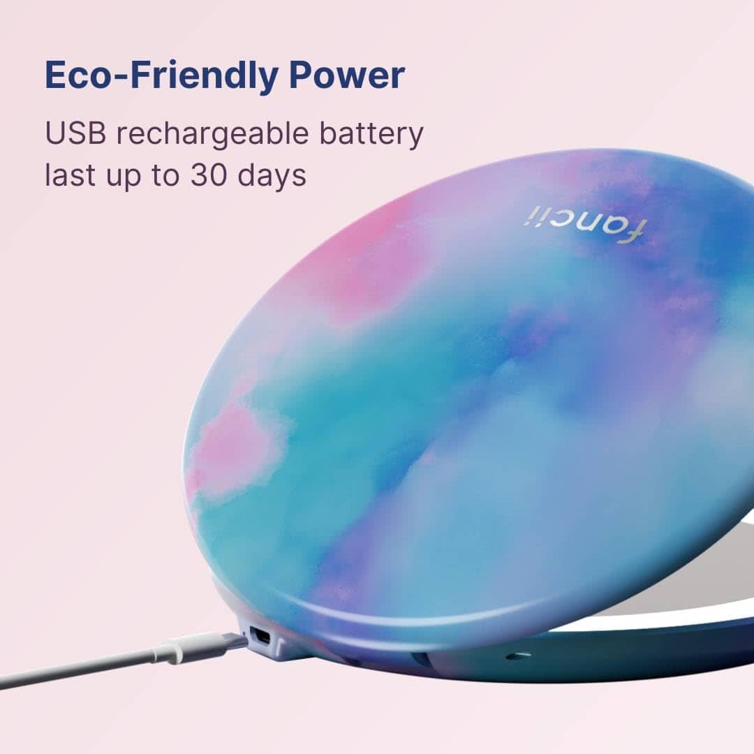 Espejo de Maquillaje de Viaje Fancii Taylor con Luz LED, - Imagen 4