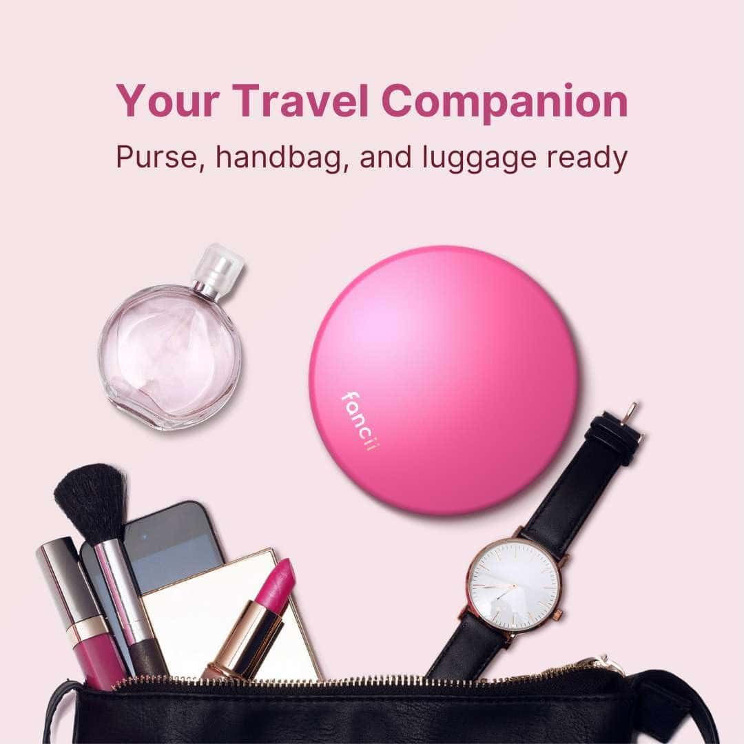 Espejo de Viaje Compacto Fancii Taylor con Luz, Recargable, - Imagen 7