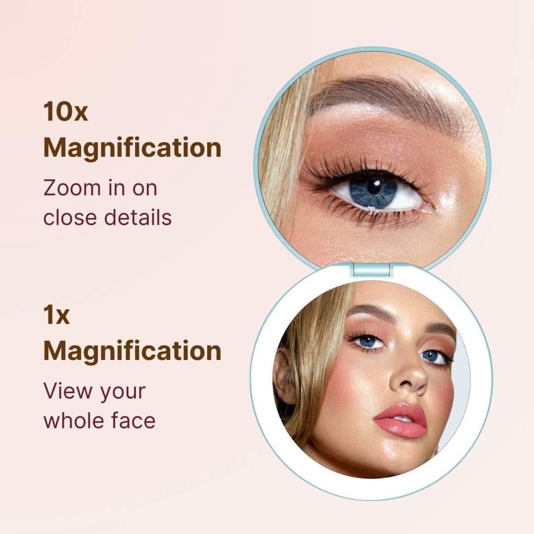 Espejo de Maquillaje Compacto Recargable Fancii Taylor con - Imagen 6