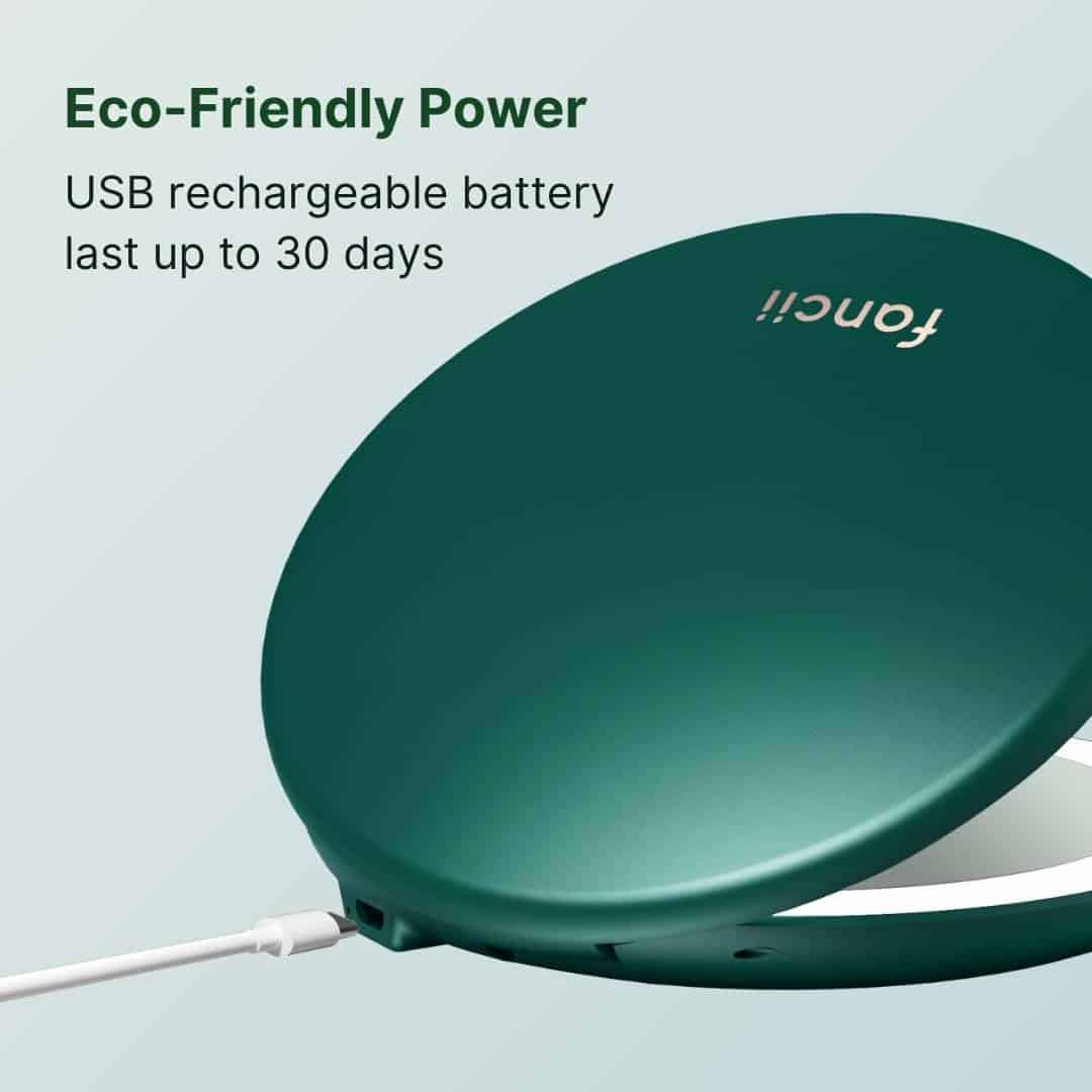 Espejo de Maquillaje de Viaje Recargable Fancii Taylor con - Imagen 4