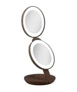 Espejo de Maquillaje Compacto de Viaje Zadro con Luces,