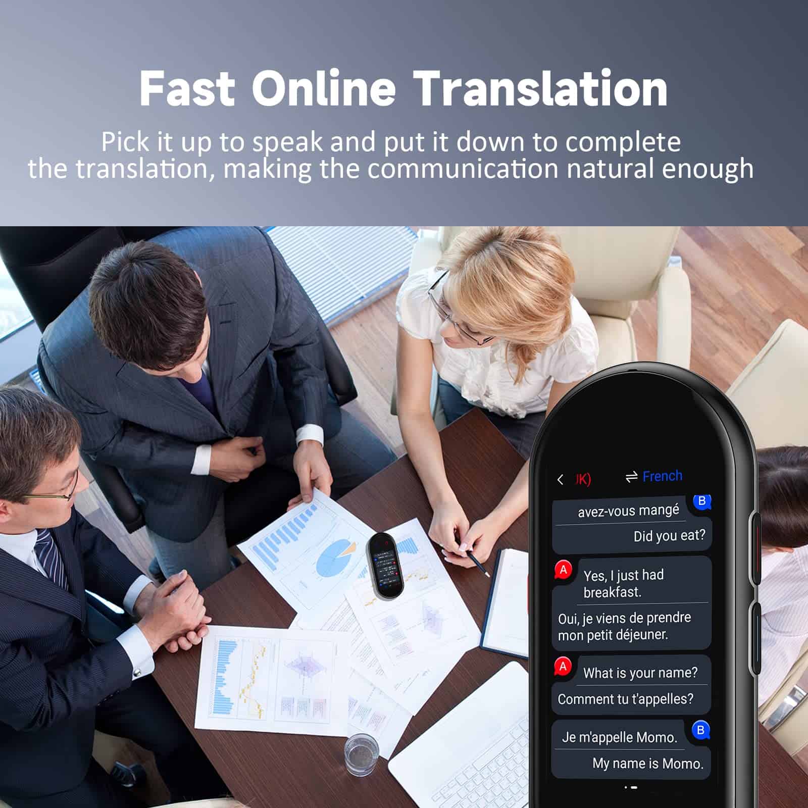 Dispositivo Traductor de Idiomas, ChatGPT Ai Translator, - Imagen 5