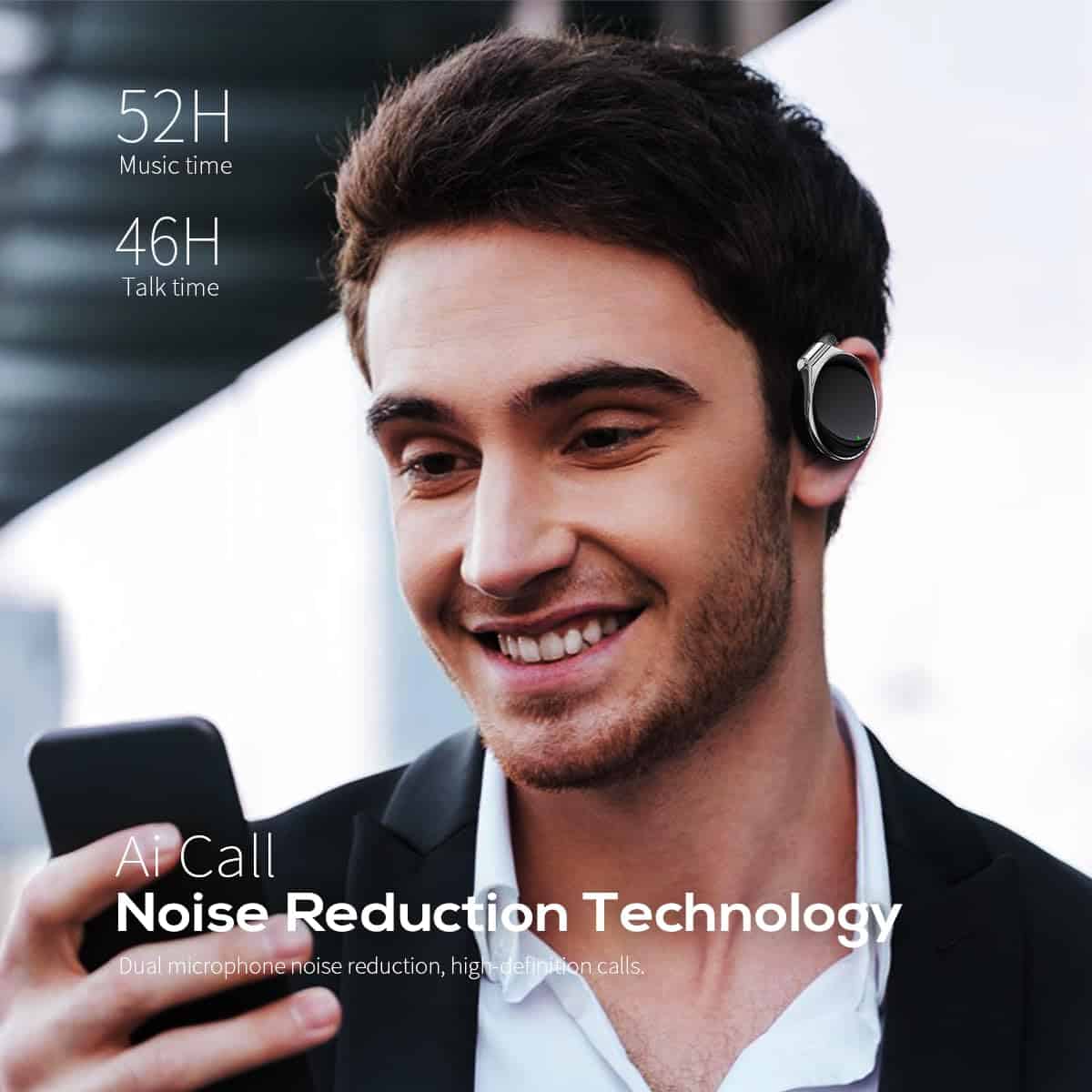 Auriculares Bluetooth BEVCEFCC de oído abierto con ganchos - Imagen 6