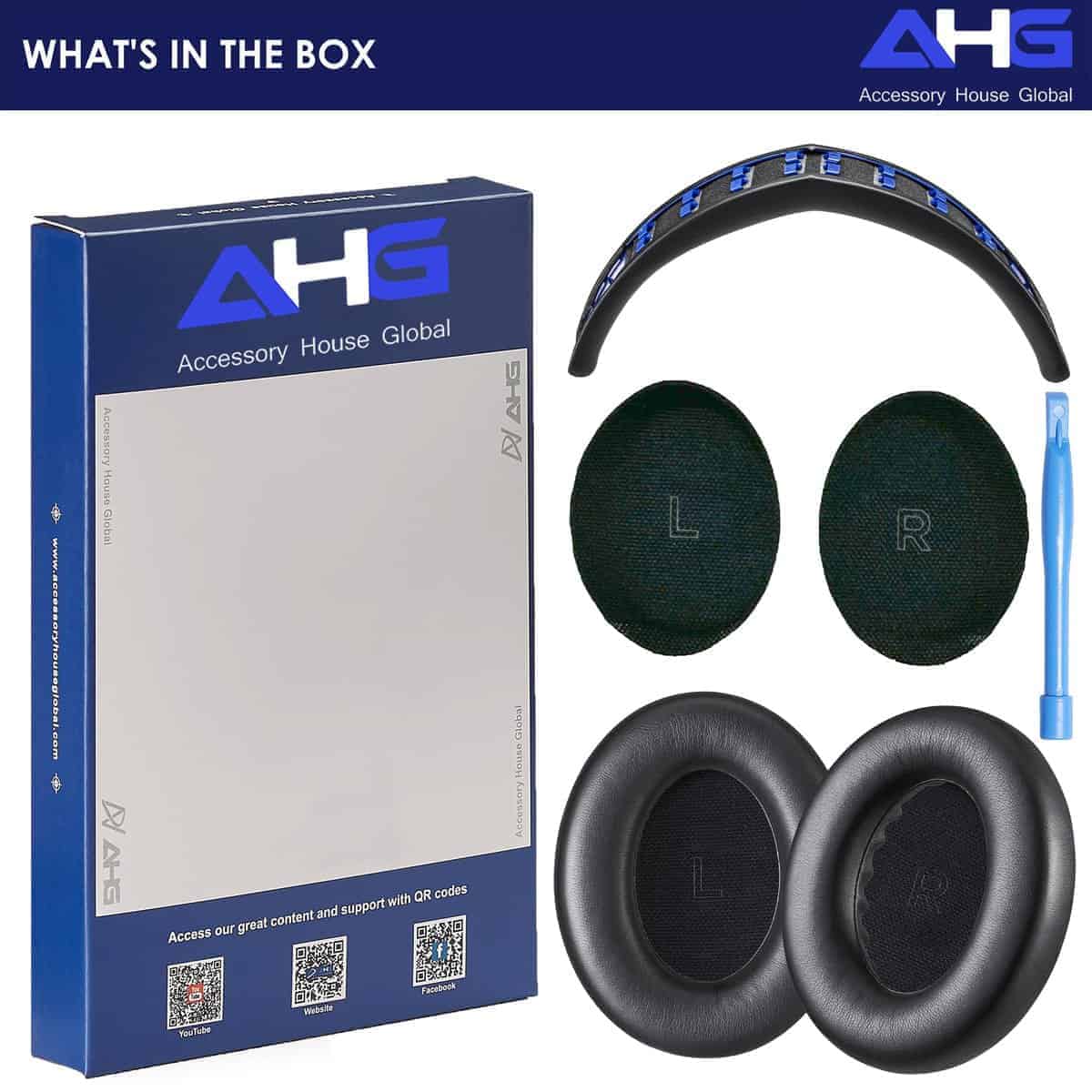 AHG Accessory House Global Kit de Almohadillas para oídos y - Imagen 10