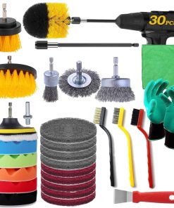 Set de 30 Piezas de Cepillos para Taladro - Incluye