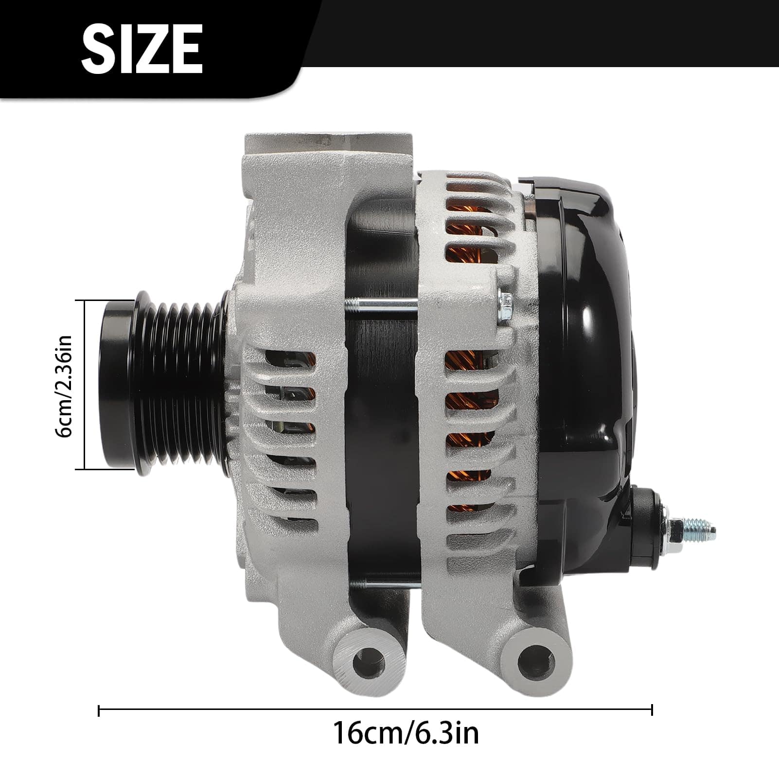 Alternador KASturrboo Compatible con Cherokee KL 2014-2022 - Imagen 3