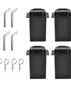 Zenkrozi 4pcs 18000lbs Anillos en D para Bolsillo de