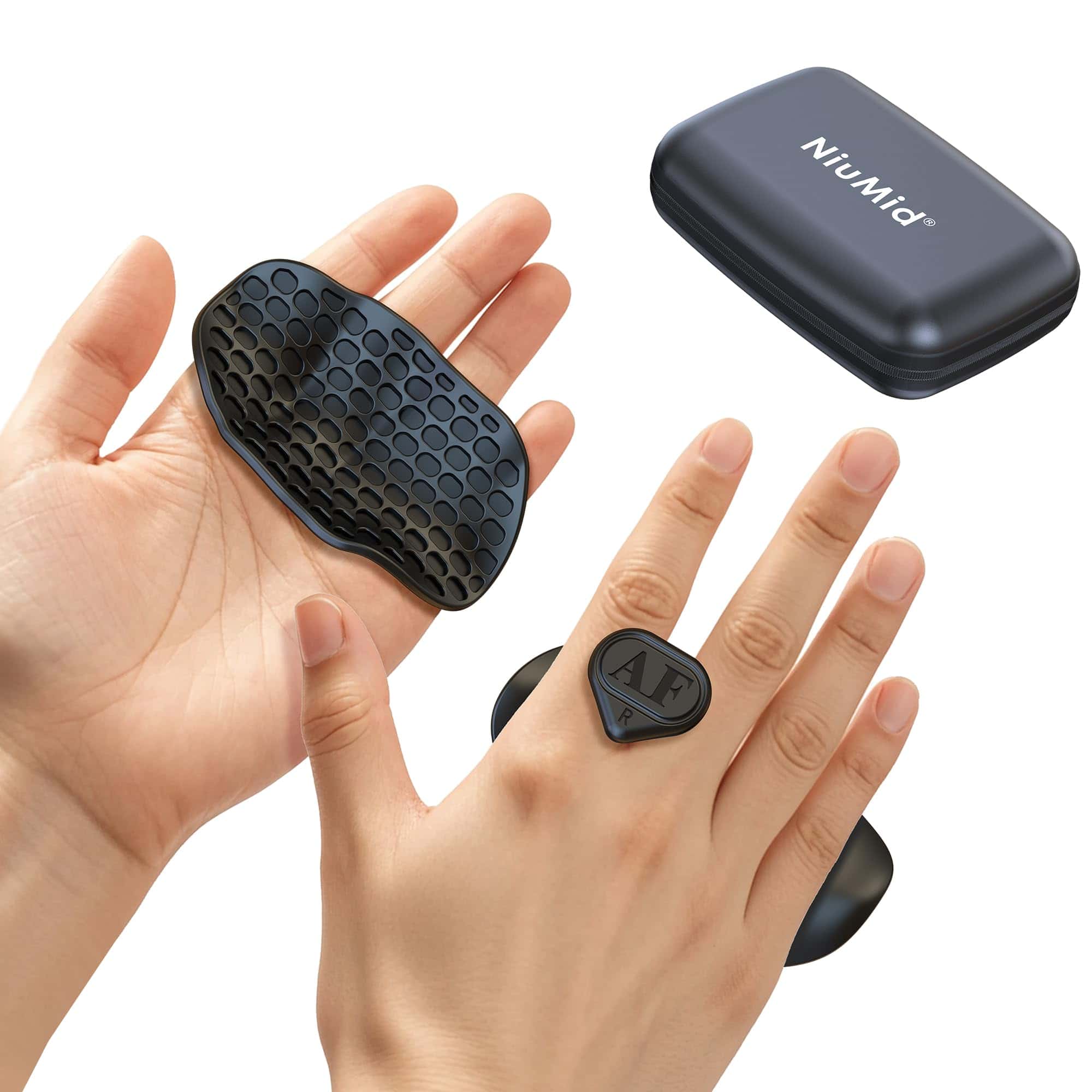 NiuMid 2nd Gen Enlarged Anti-Slip Workout Grips - Guantes