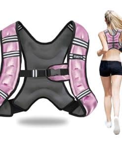 Chaleco con Peso ZUETK, Chaleco de -Rosa