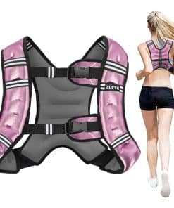 Chaleco con Peso ZUETK, Chaleco de -Rosado