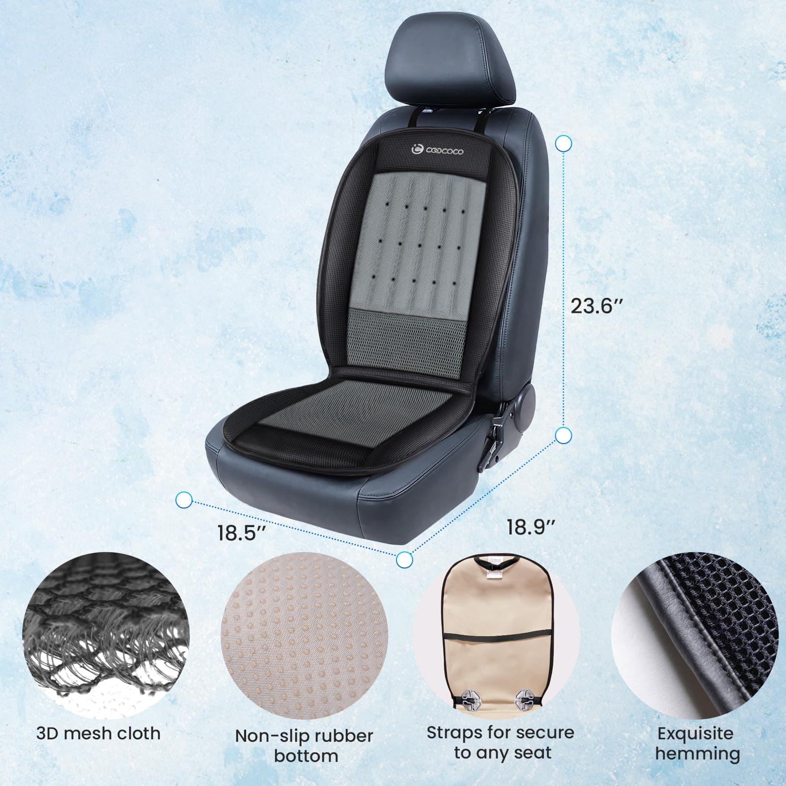 FundA de asiento para coche con refrigeraci�n CooCoCo, - Imagen 6